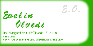 evelin olvedi business card